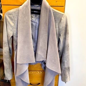 BNCI Nordstrom Gray Drape Jacket Size XS